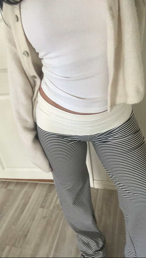 Green offwhite Pants