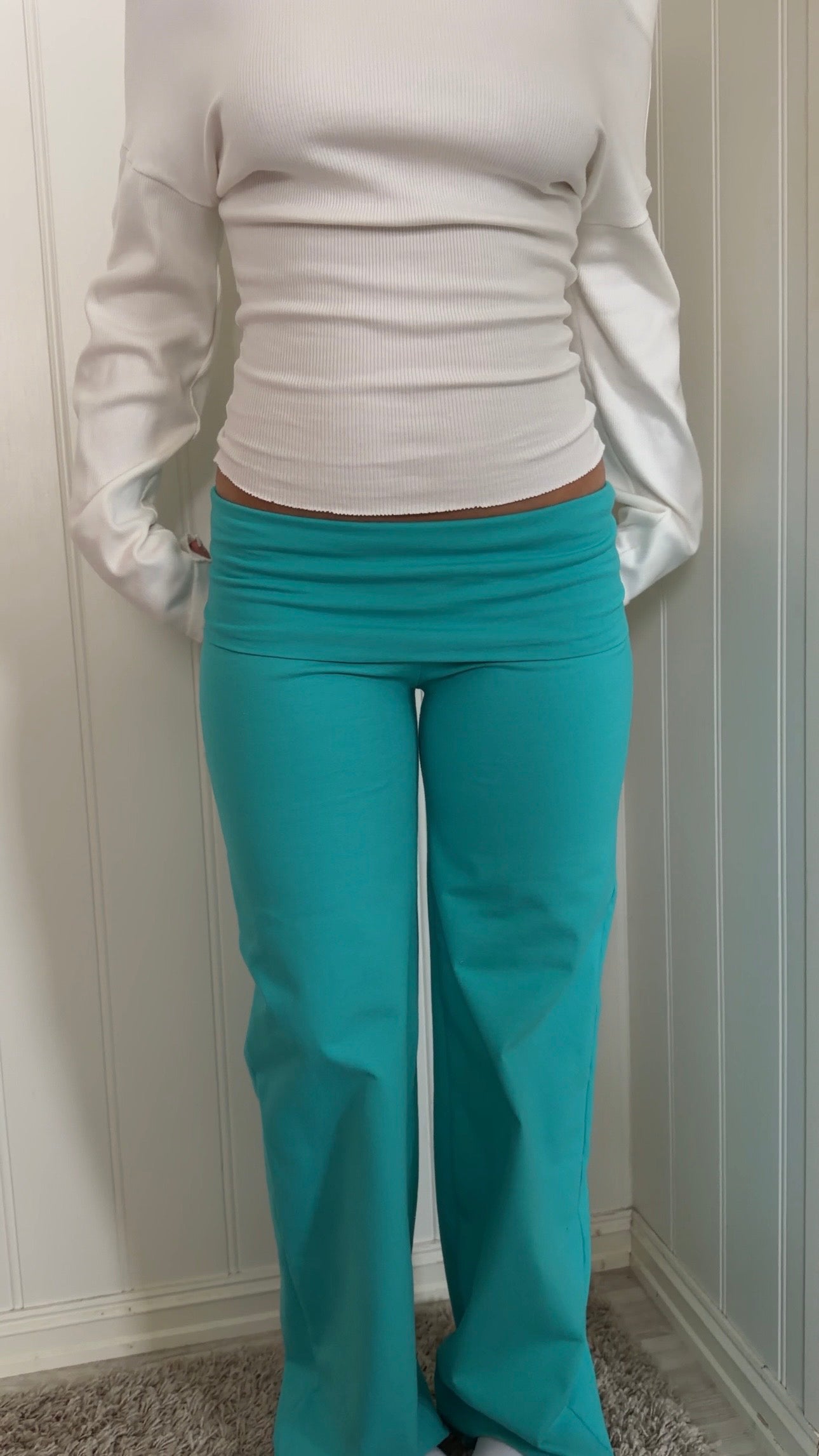 Green Turquoise Pants
