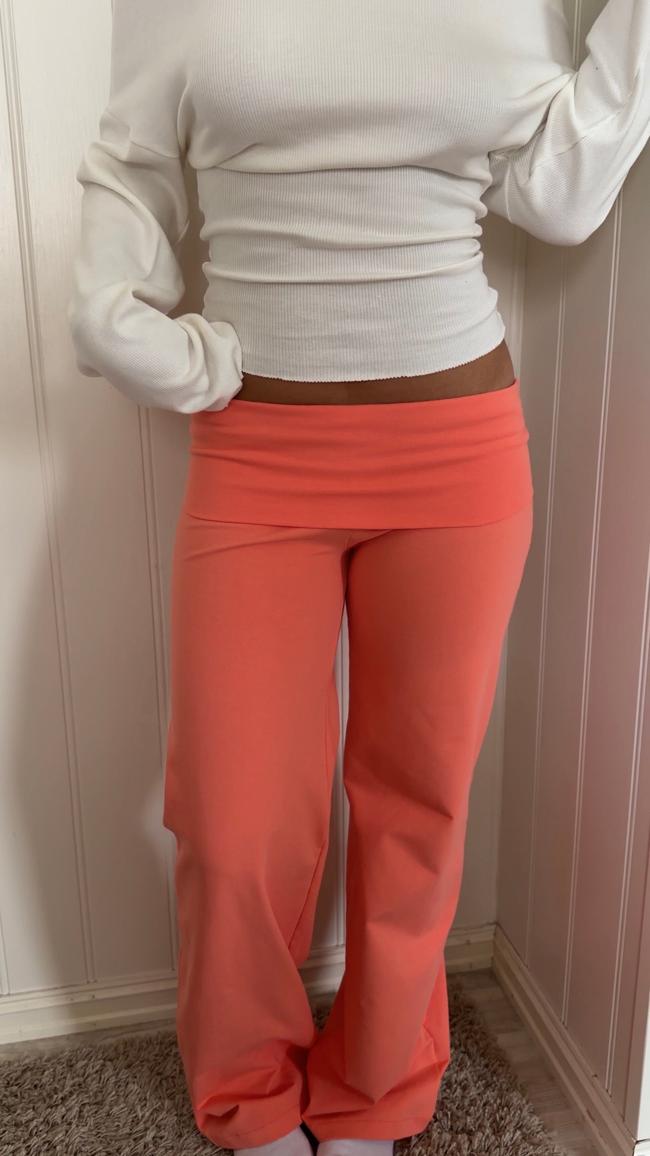 Coral Peach Pants