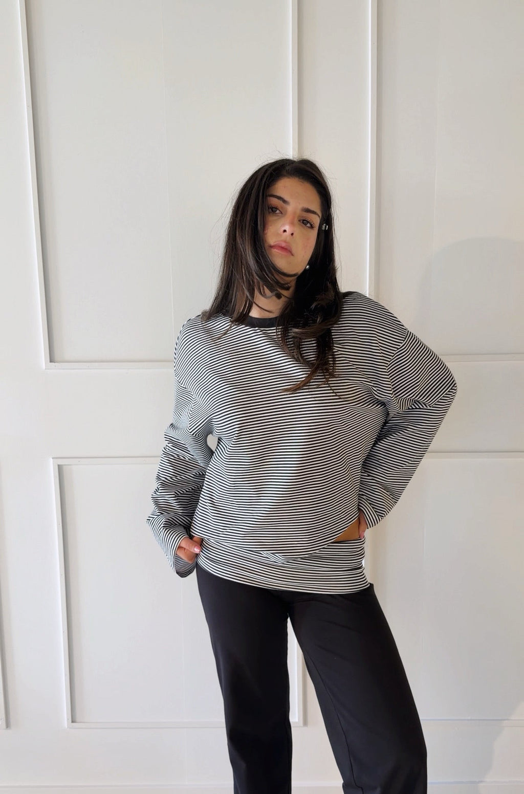 SS Oversized Longsleeve Black